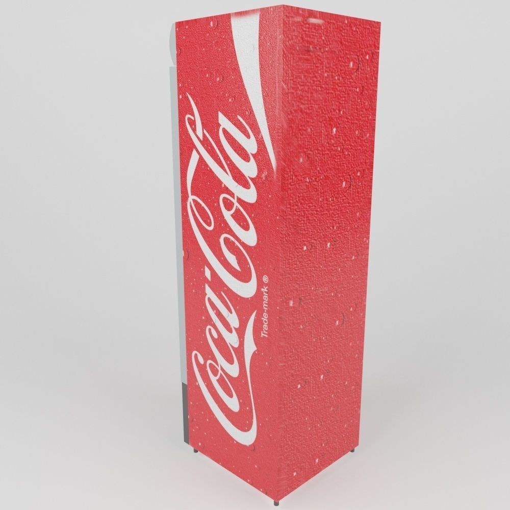 market refrigerator 3D model_3