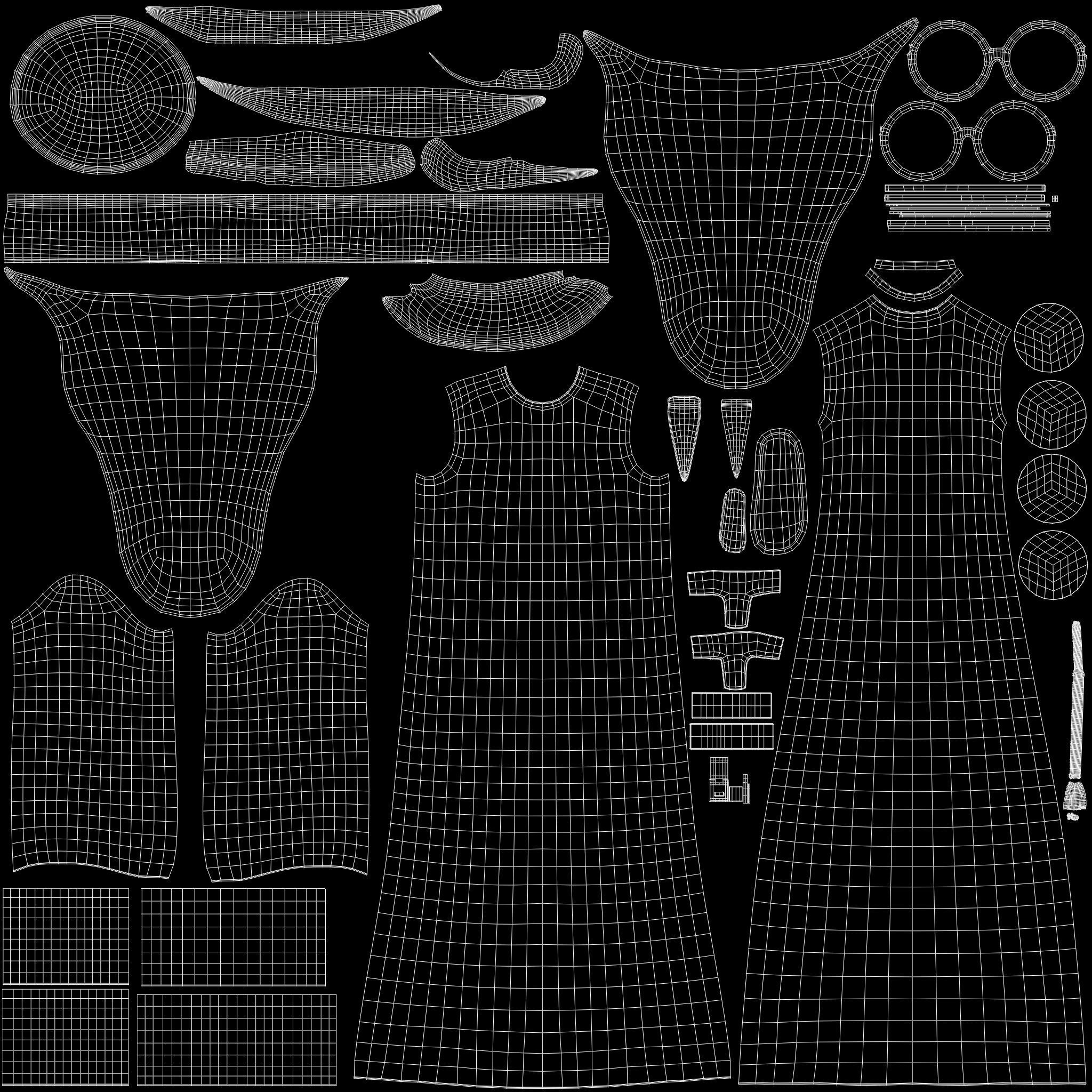 Stylized Arab Boy For Production Low-poly 3D model_12