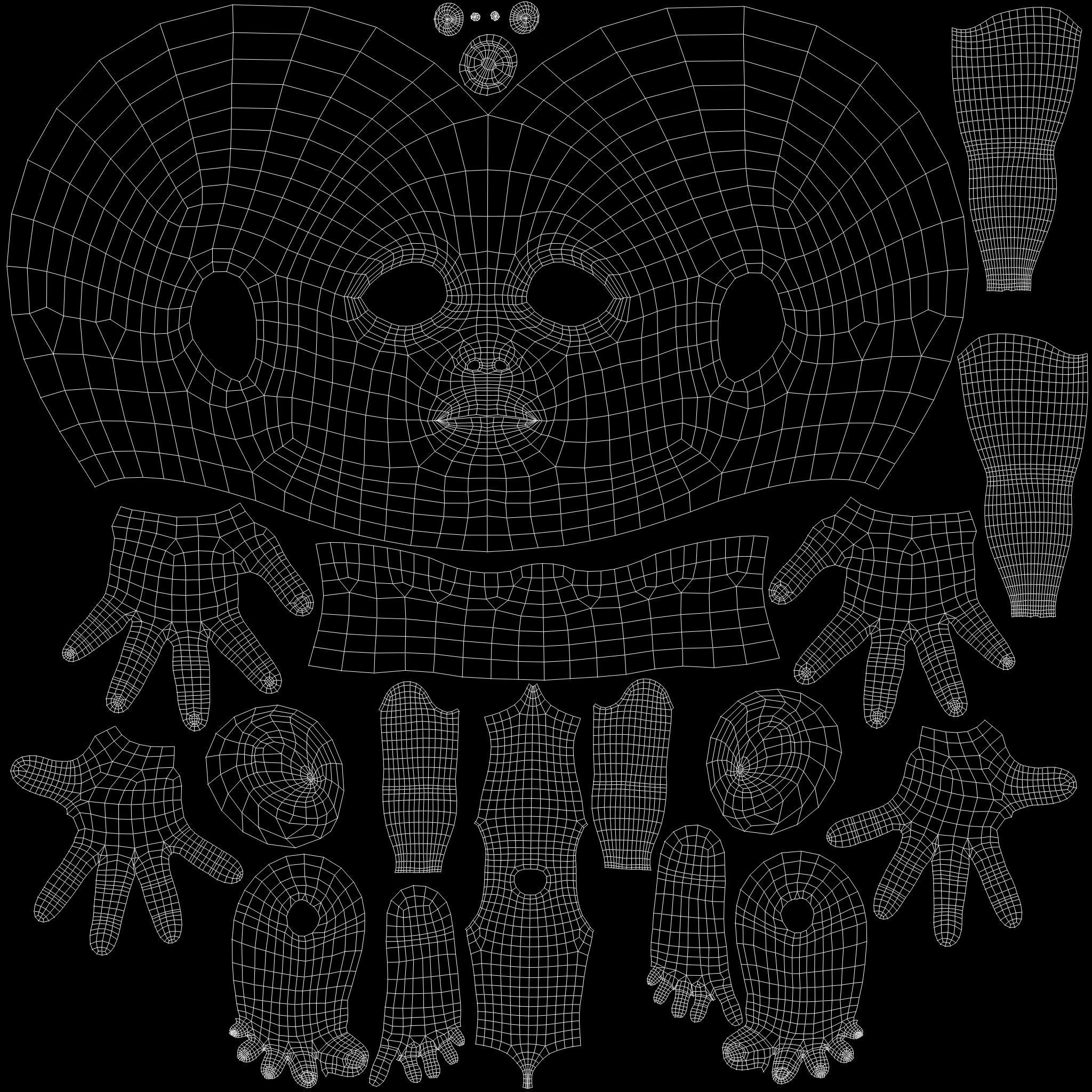 Stylized Arab Boy For Production Low-poly 3D model_13