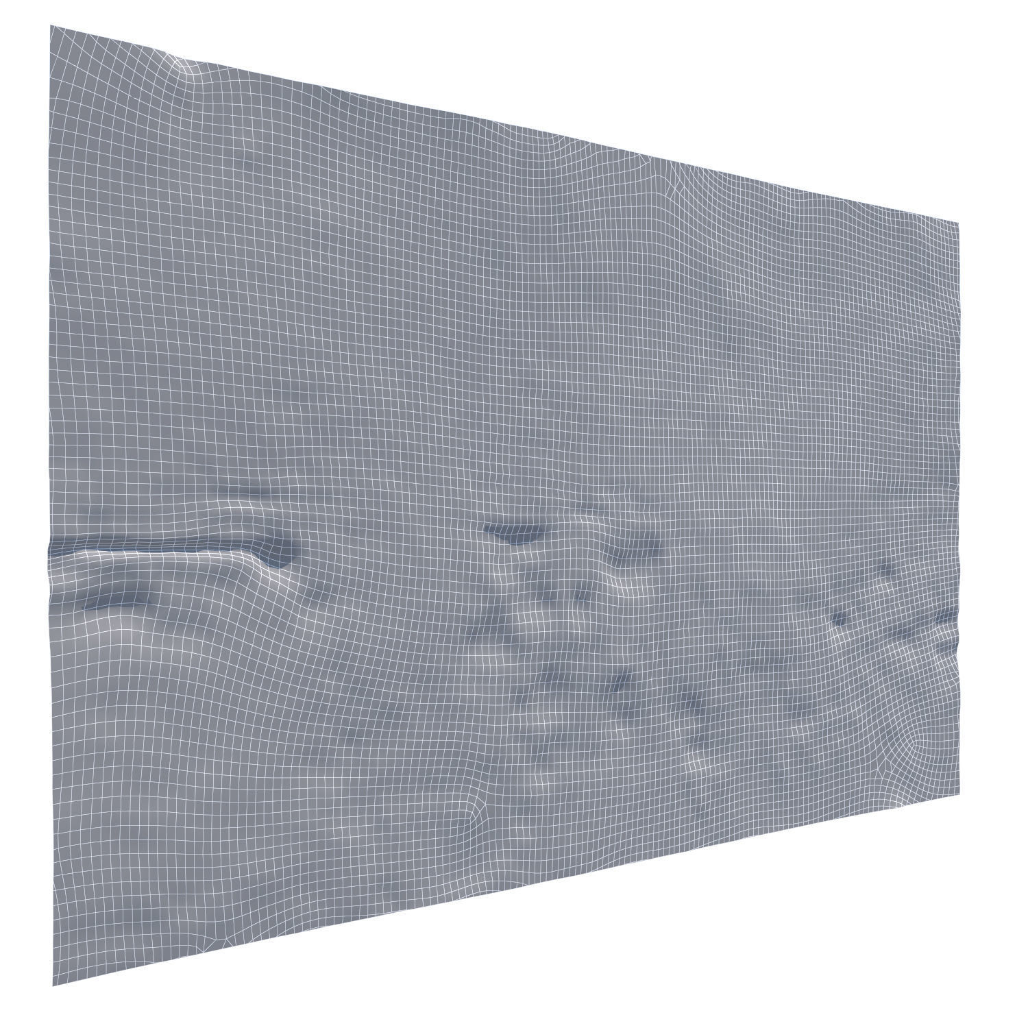 Brick wall with plaster Low-poly 3D model_7