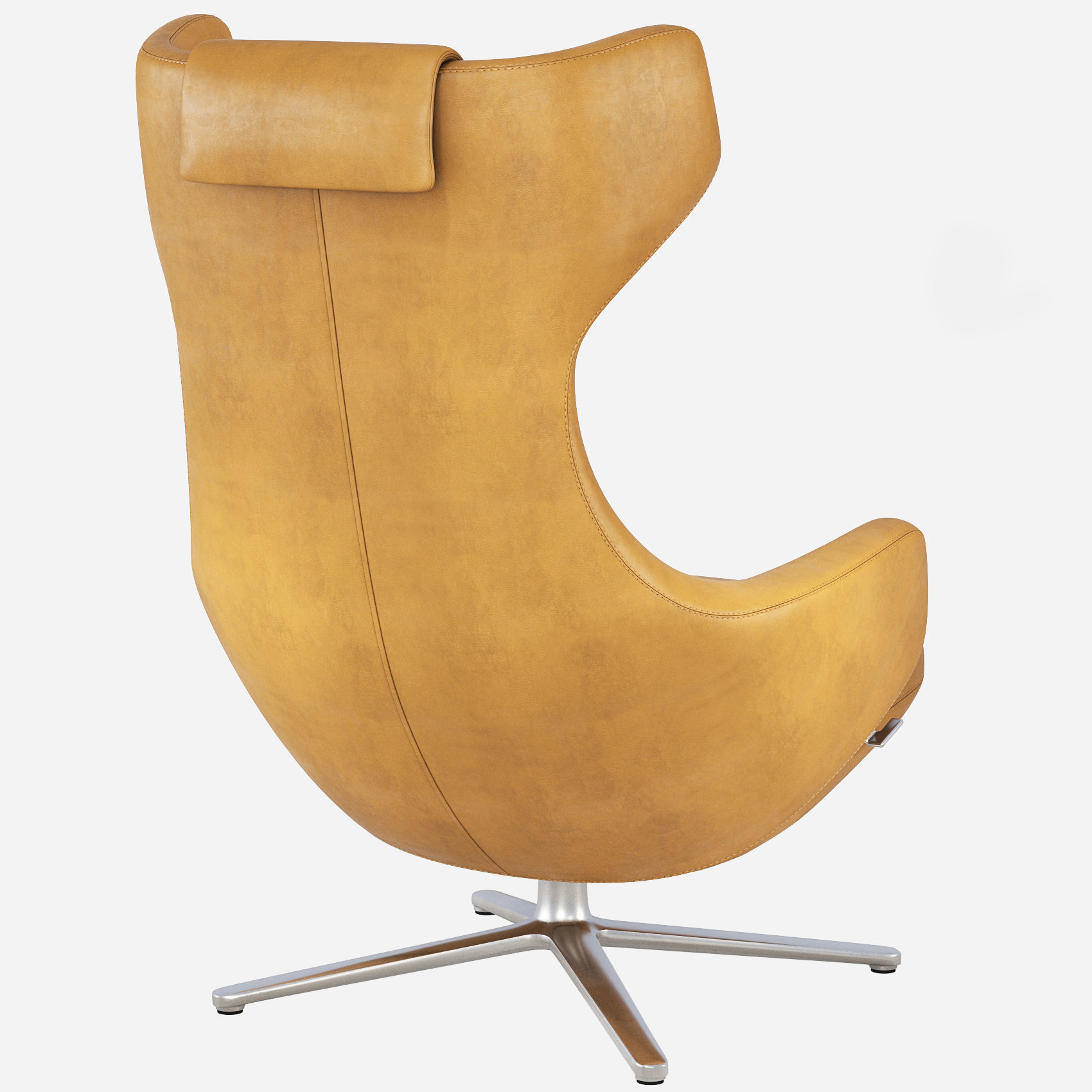 Grand repos Antonio Citterio Vitra and Ottoman 3D model_3