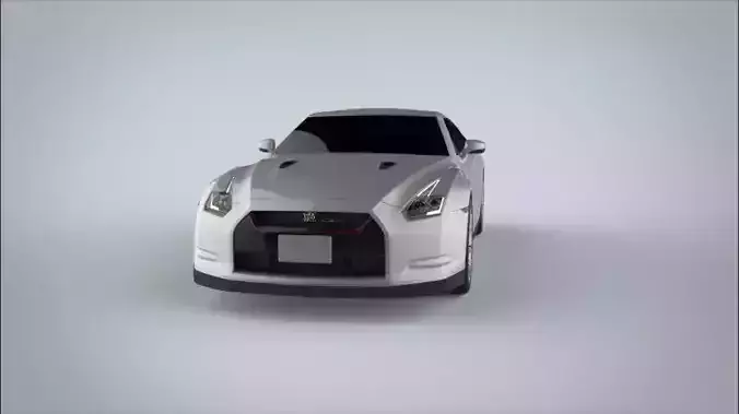 nissan gtr 4 doors 3D model