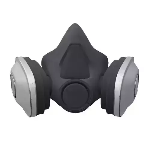 Respirator Mask Game ready Low-poly 3D model