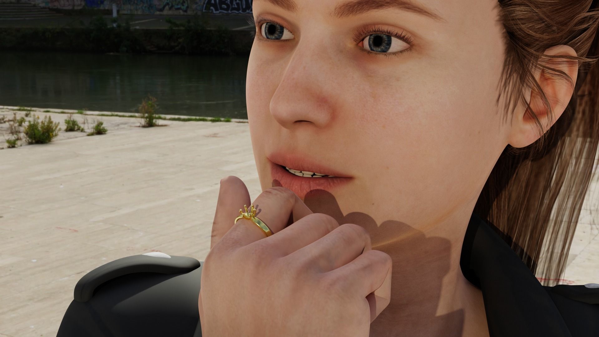 Diamond ring printable model 3d 3D print model_12