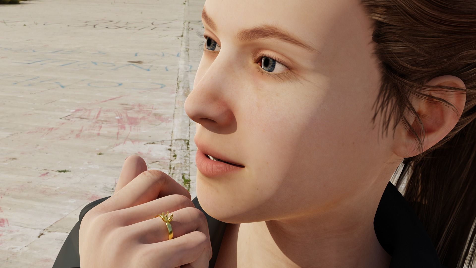 Diamond ring printable model 3d 3D print model_10