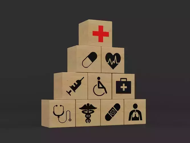 Icons Healthcare 3D model