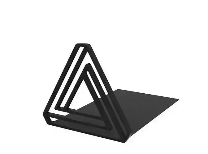 Bookend triangle book holder