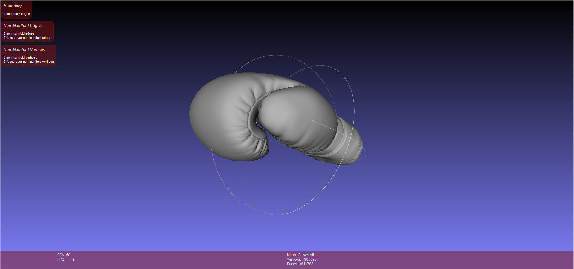 Boxing gloves for 3D printing 3D print model_4