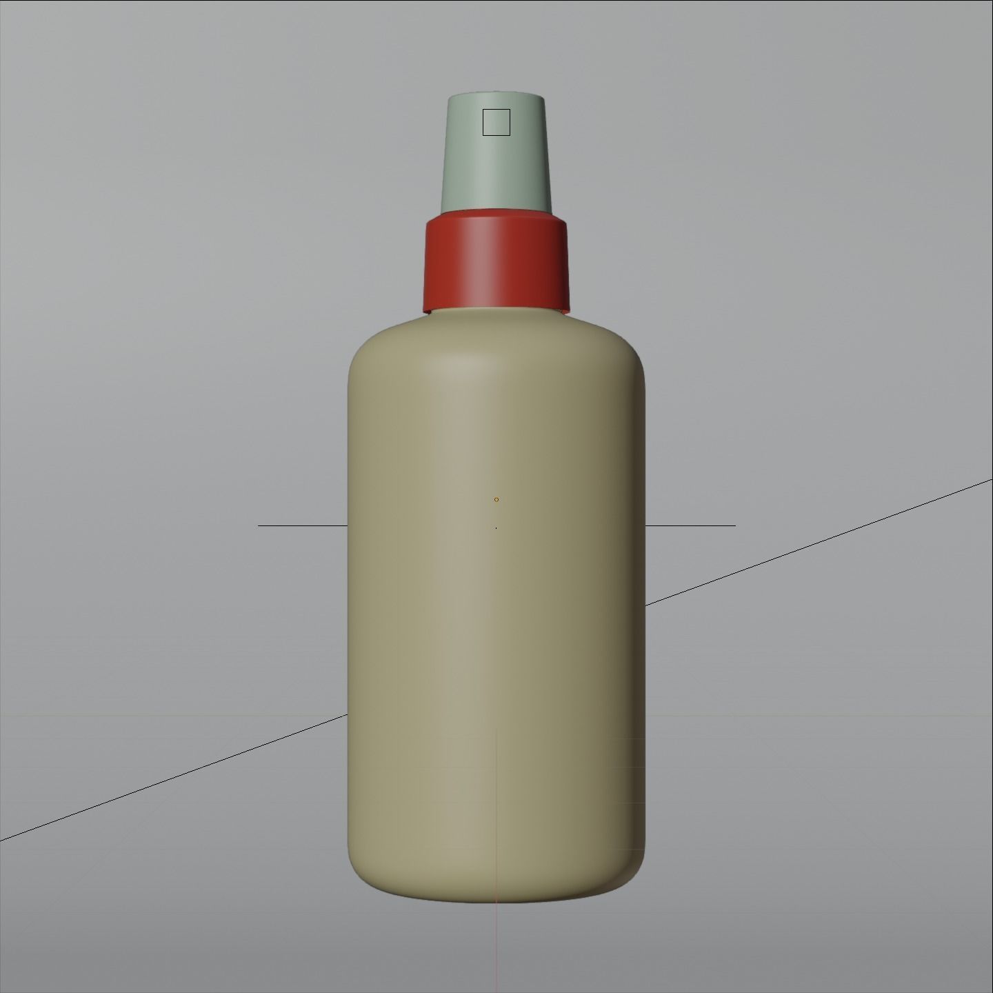 Vichy capital soleil  flacon 3d model for Blender 3D model_3