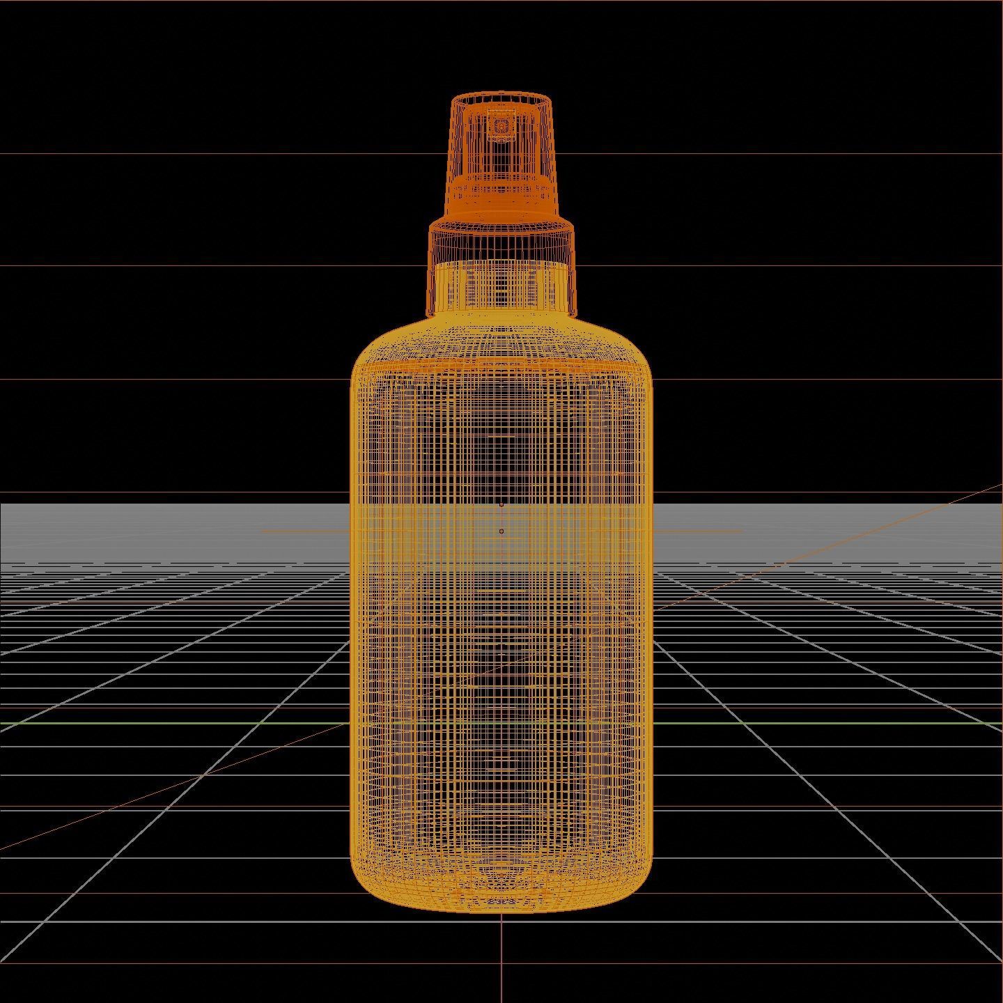 Vichy capital soleil  flacon 3d model for Blender 3D model_2