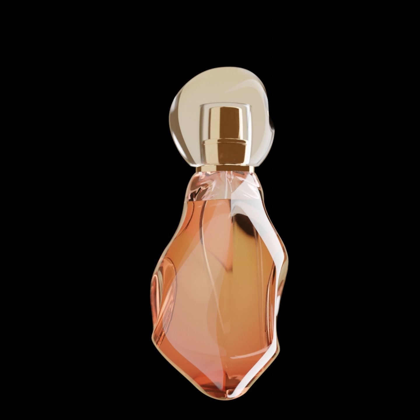 Izia sisley bottle pefume 3d model for Blender 3D model_3