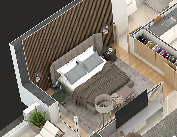 detailed floor plan 2020 3D model_7