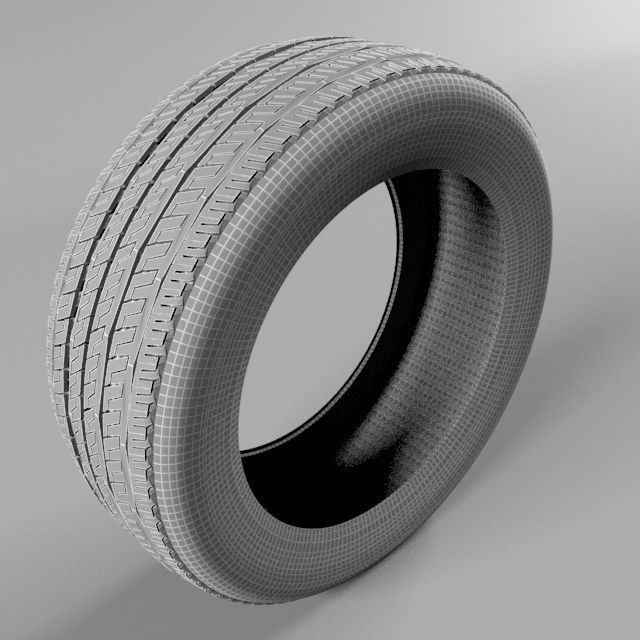 Tire Hankook Free 3D model_4