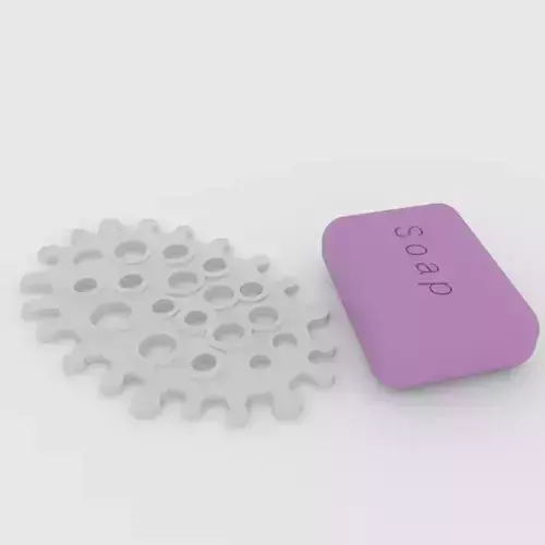 CORONAVIRUS soap holder pad Free 3D print model