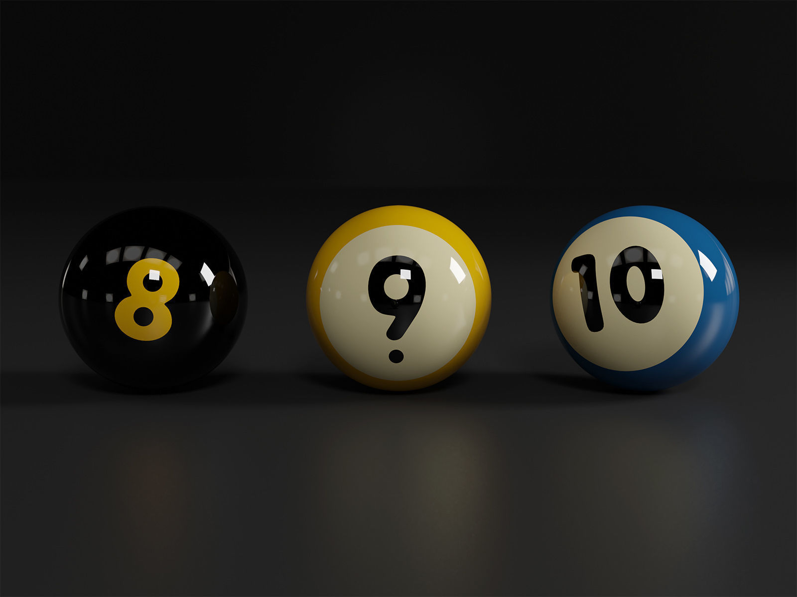 Pool Billiards Cyclop Hyperion Tournament Pro TV Balls 3D model_5