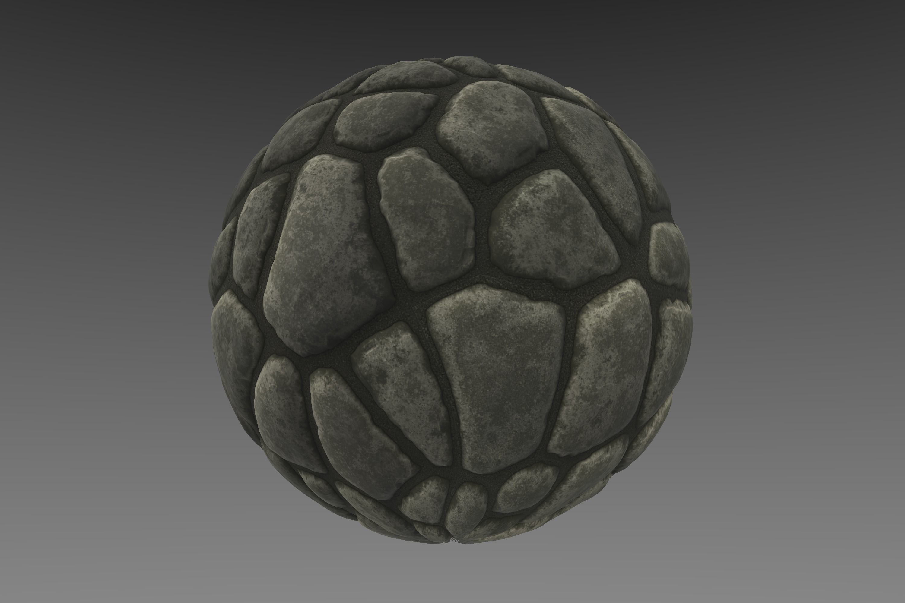 Brick - Stylised PBR Texture - Material 3D model_4