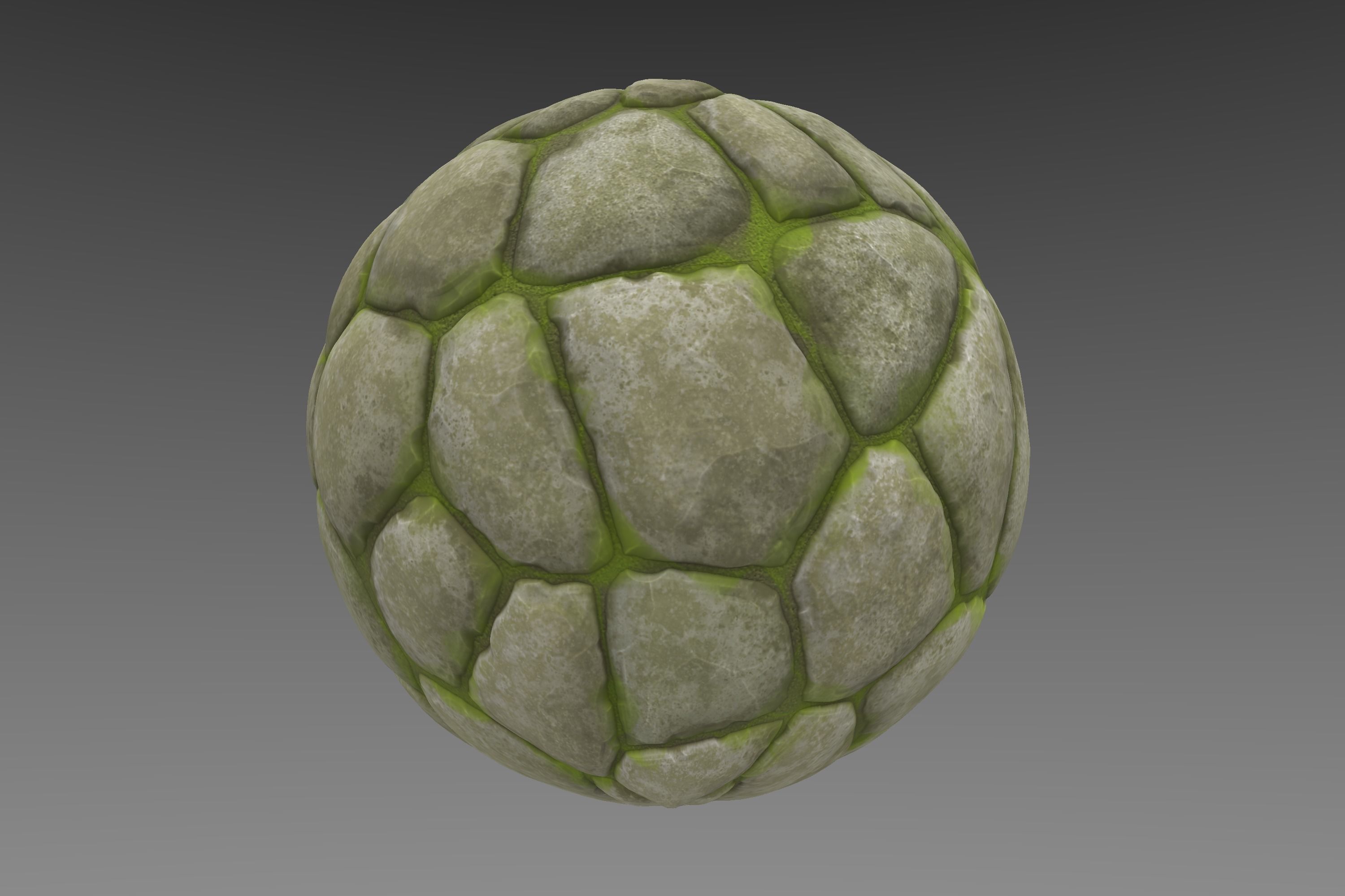 Brick - Stylised PBR Texture - Material 3D model_9