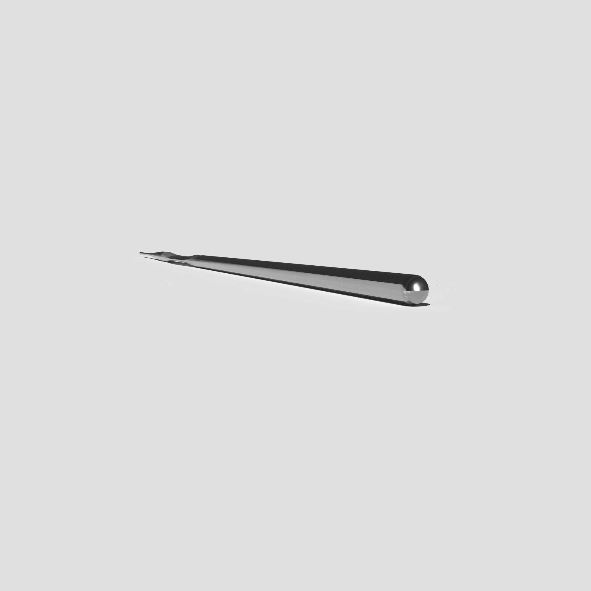 Crochet Hook Low-poly 3D model_5
