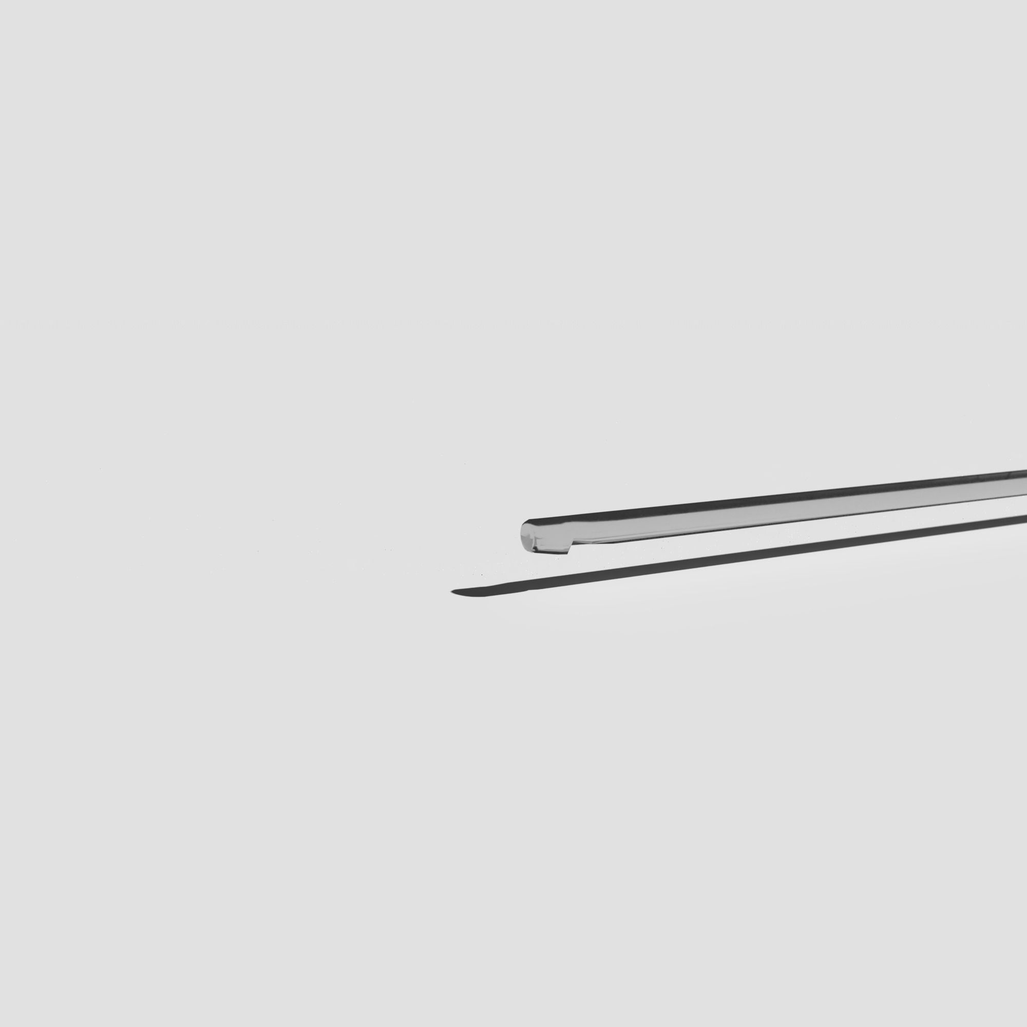 Crochet Hook Low-poly 3D model_3