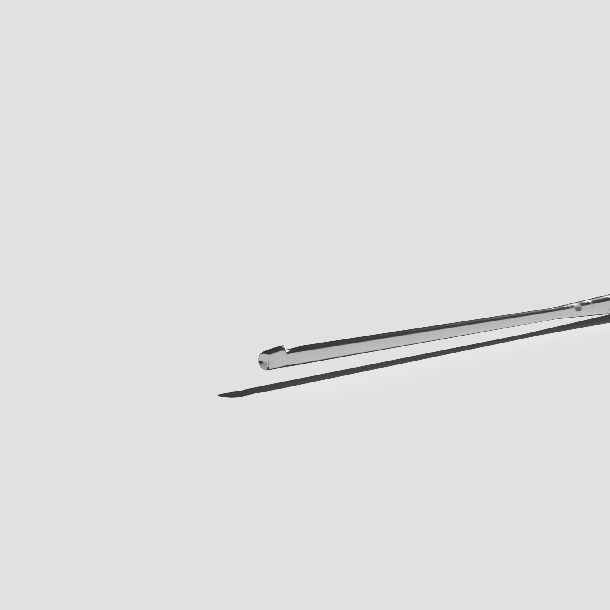Crochet Hook Low-poly 3D model_9