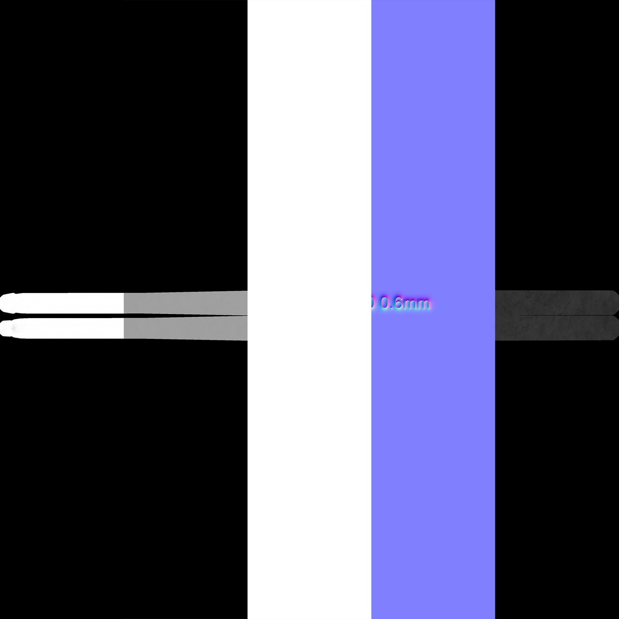 Crochet Hook Low-poly 3D model_13