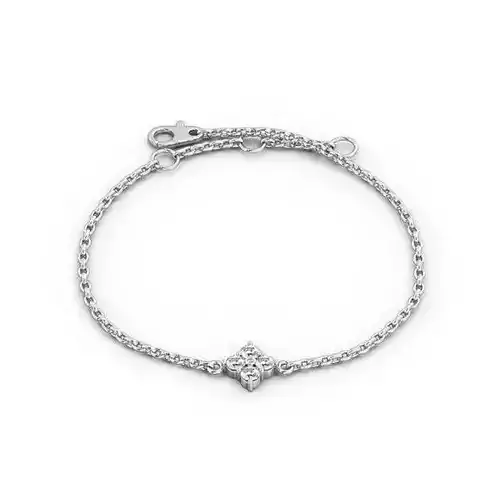 stl file sterling silver bracelet with diamonds