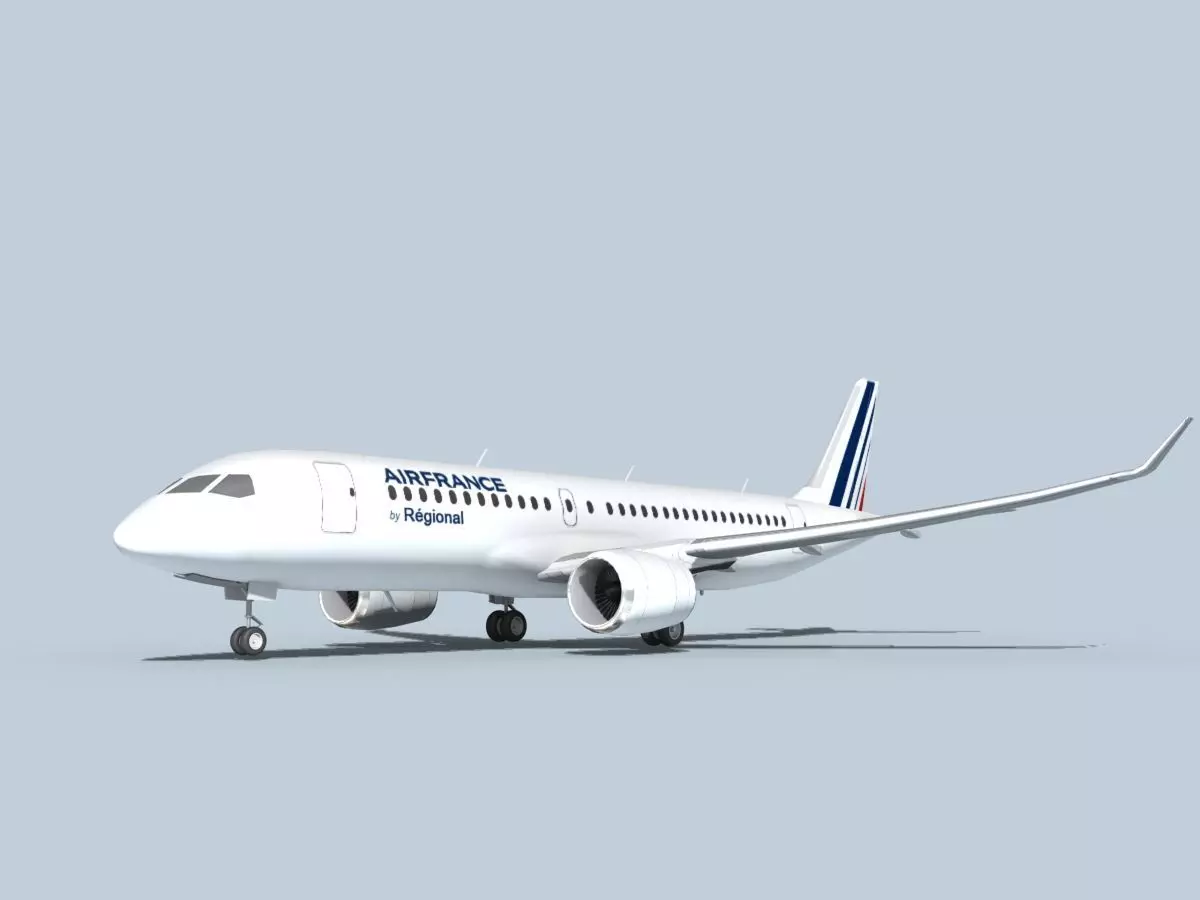 Bombardier CS100 Air France Regional 3D model_0