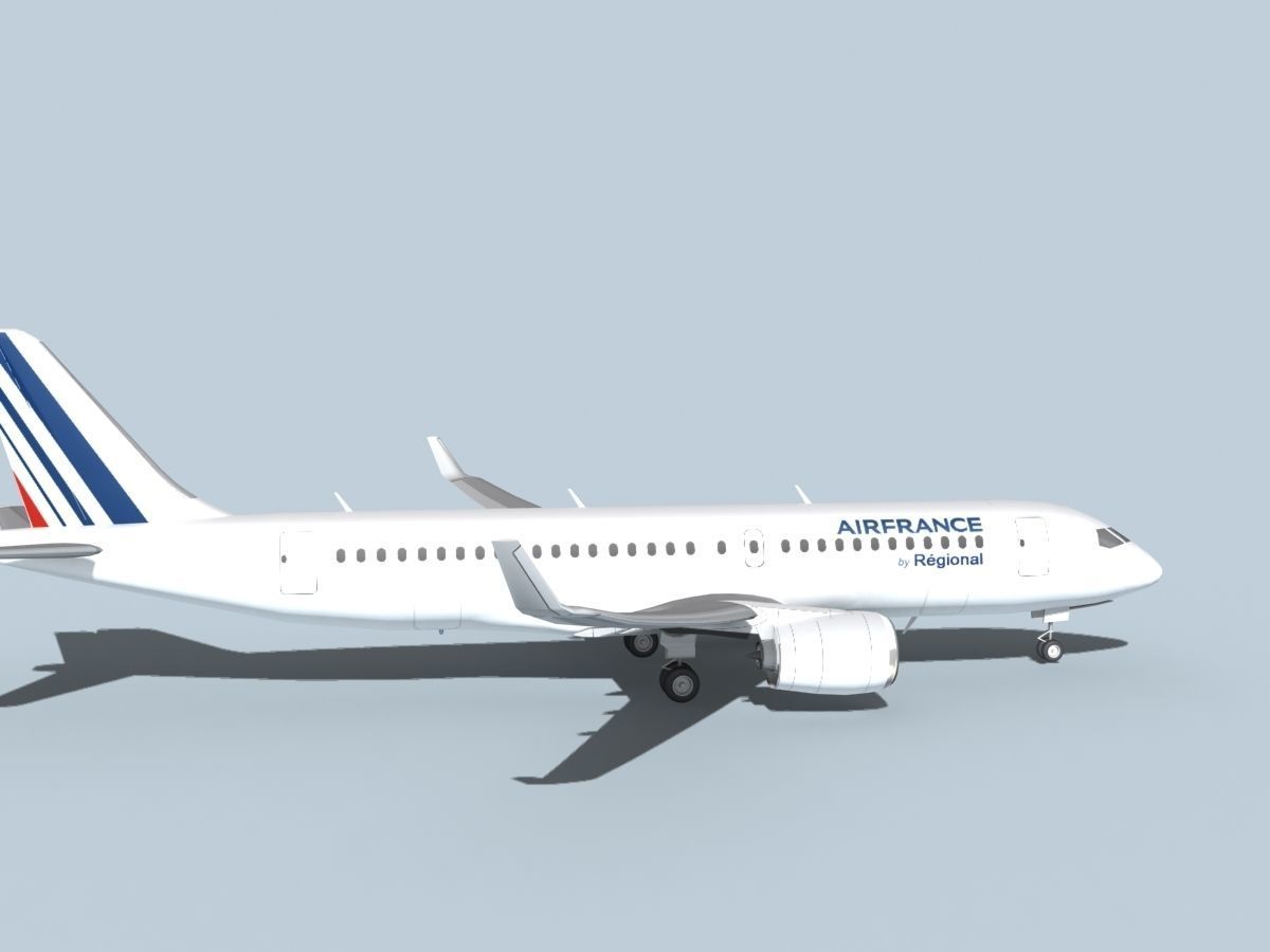 Bombardier CS100 Air France Regional 3D model_4