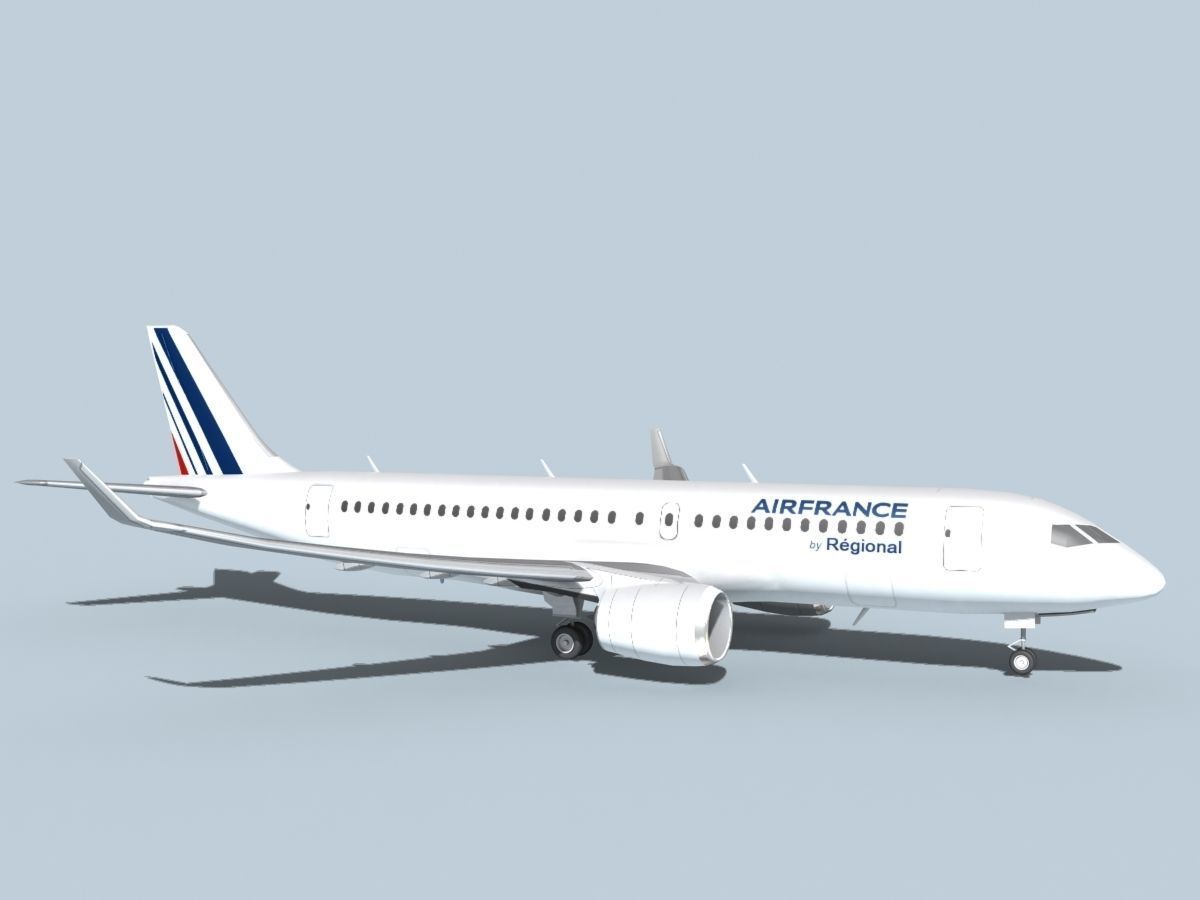Bombardier CS100 Air France Regional 3D model_3