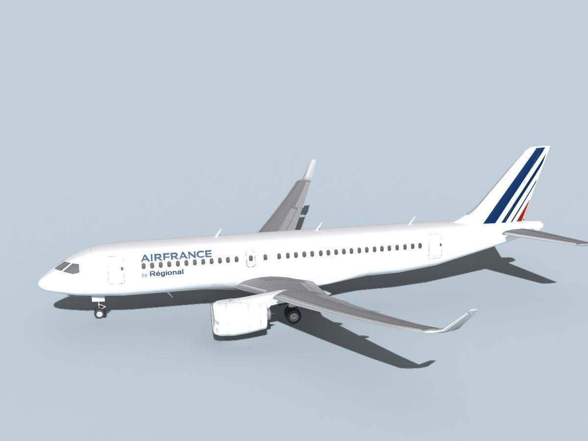 Bombardier CS100 Air France Regional 3D model_9