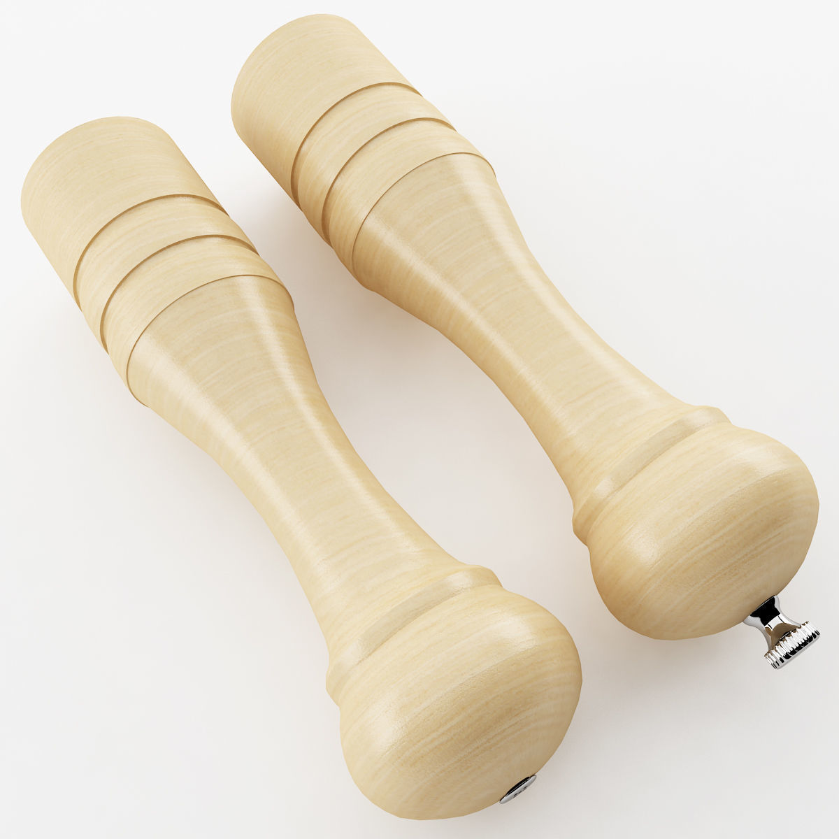 Salt Shaker and Pepper Mill 3D model_3