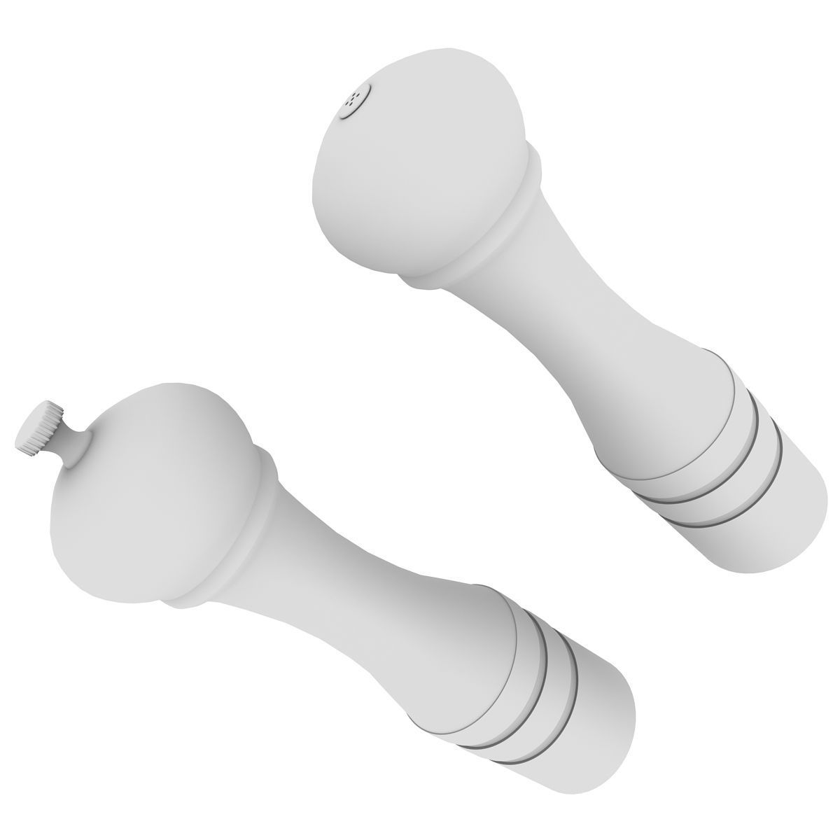 Salt Shaker and Pepper Mill 3D model_5