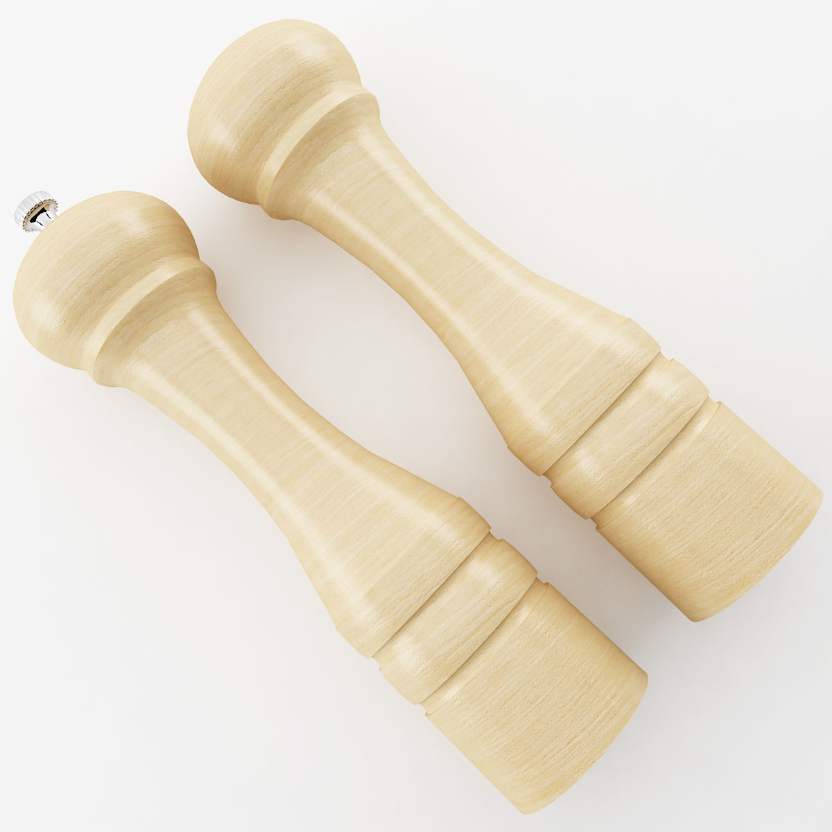 Salt Shaker and Pepper Mill 3D model_2