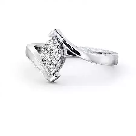 stl file marquise diamond engagement ring