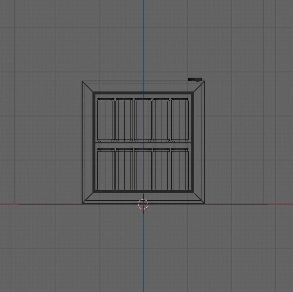 Coca-cola Mini Fridge Low-poly 3D model_5