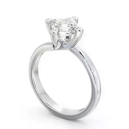 stl file solitaire diamond engagement ring