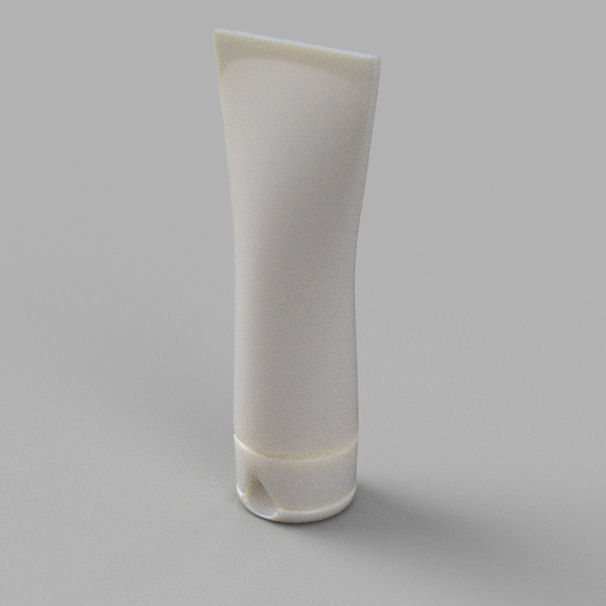 Cosmetic soft tube   3D print model_1