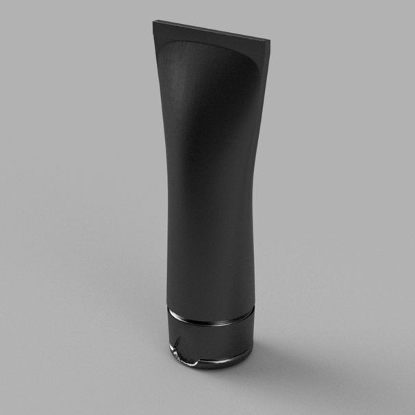 Cosmetic soft tube   3D print model_3