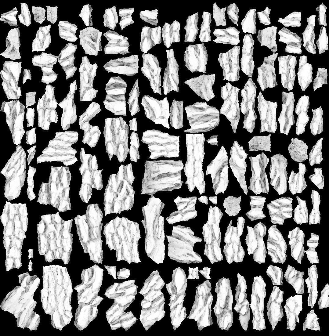 Pine Tree Trunk Low-poly 3D model_18