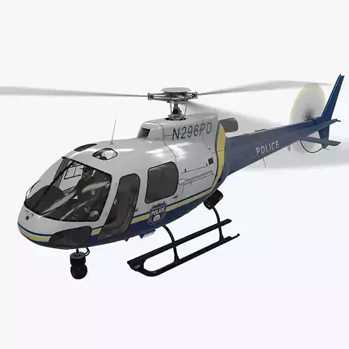 AS-350 Philadelphia Police Animated