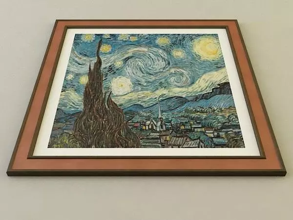 Picture Frame Style D 3D model_0