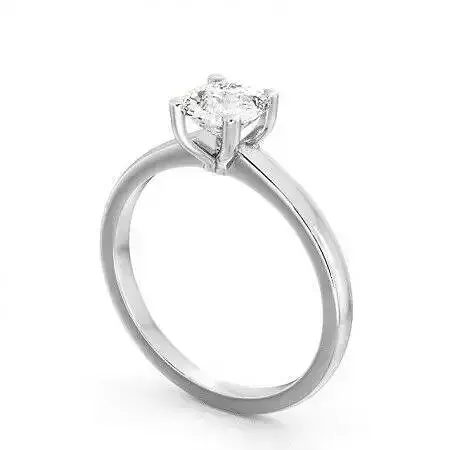 stl file solitaire diamond engagement ring gold