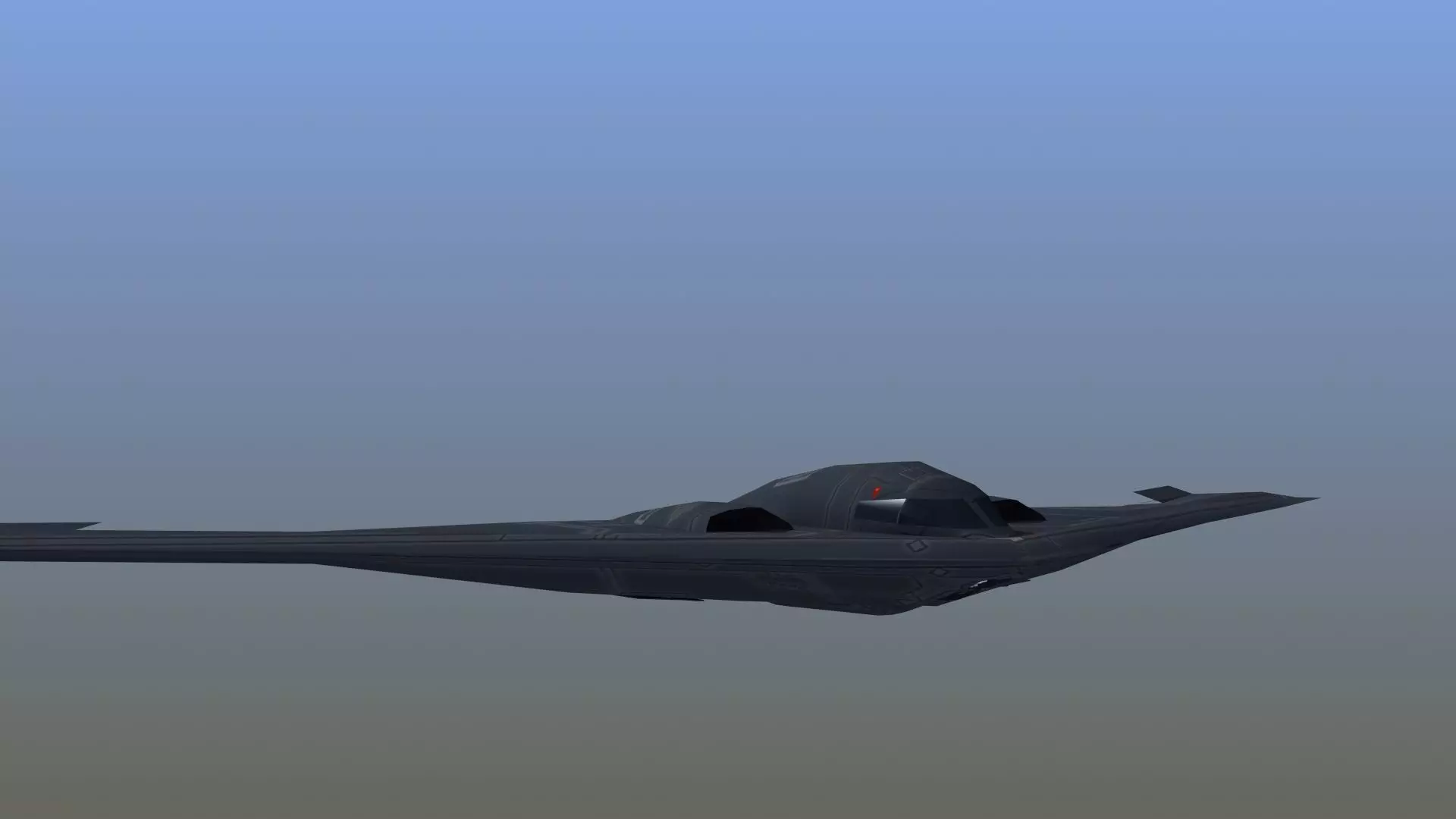 B2 Spirit stealth bomber 3D model