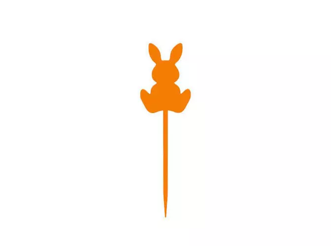 Cupcake pick 3D print model_0