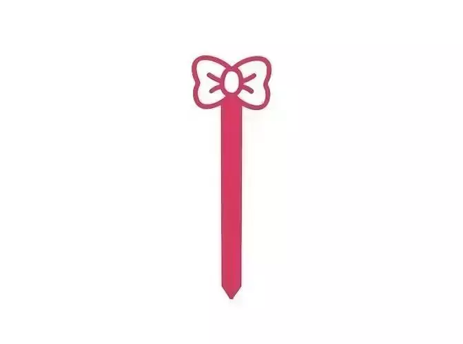 Bookmark hello kitty bow on stick