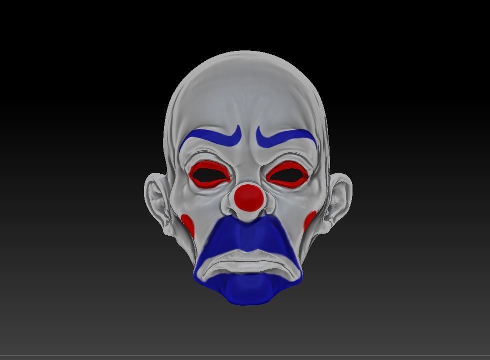 GMASKING BATMAN JOKER MASK 3D model 3D printable CGTrader