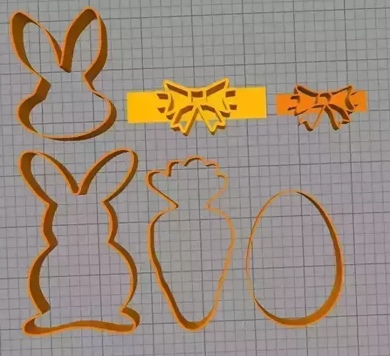 Corta galletas conejo de pascua