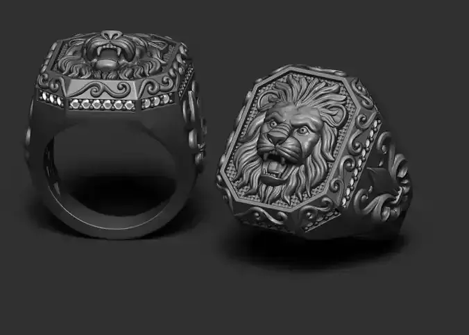 lion ring