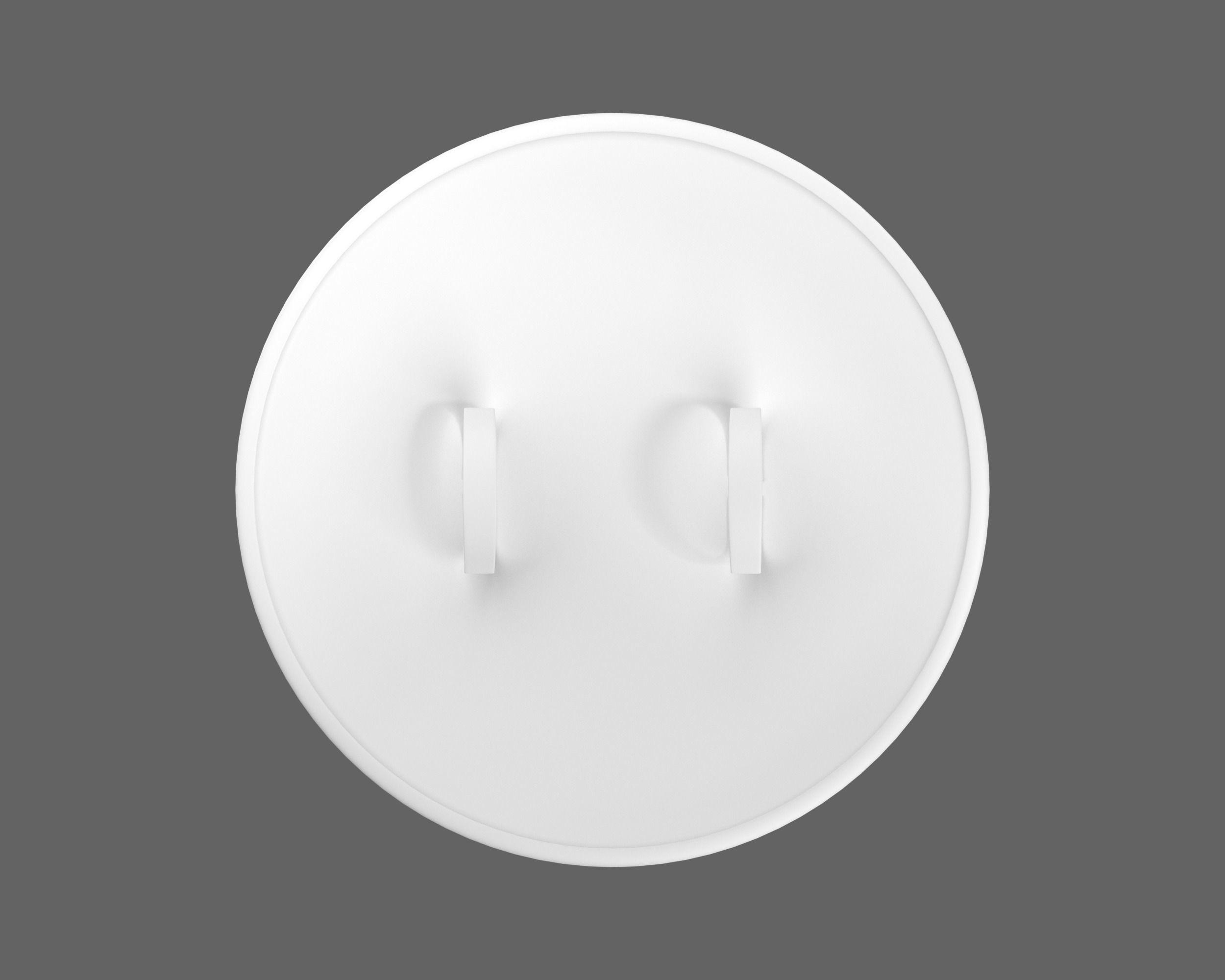 Ancient Indo Persian Dhal Low-poly 3D model_12