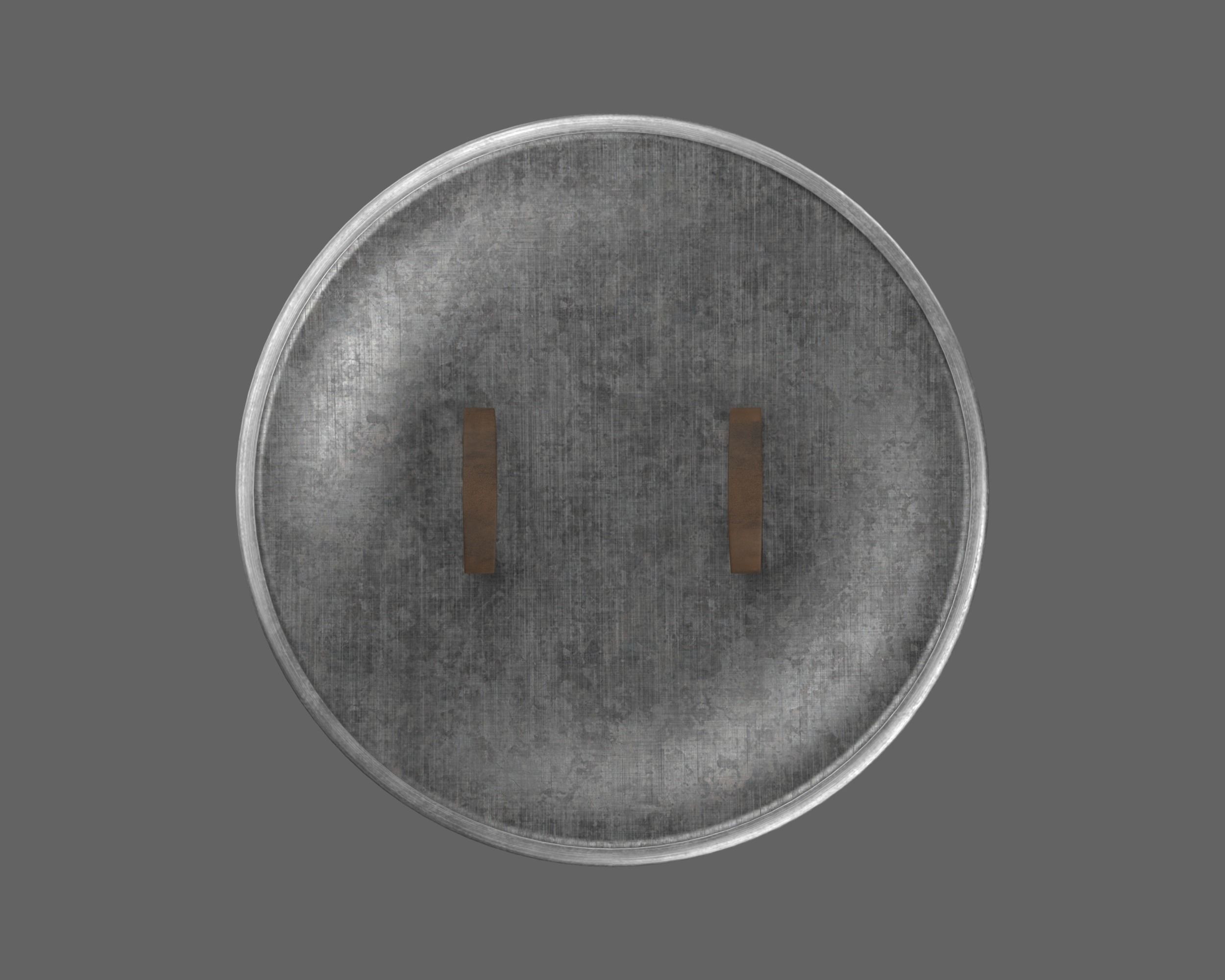 Ancient Indo Persian Dhal Low-poly 3D model_11